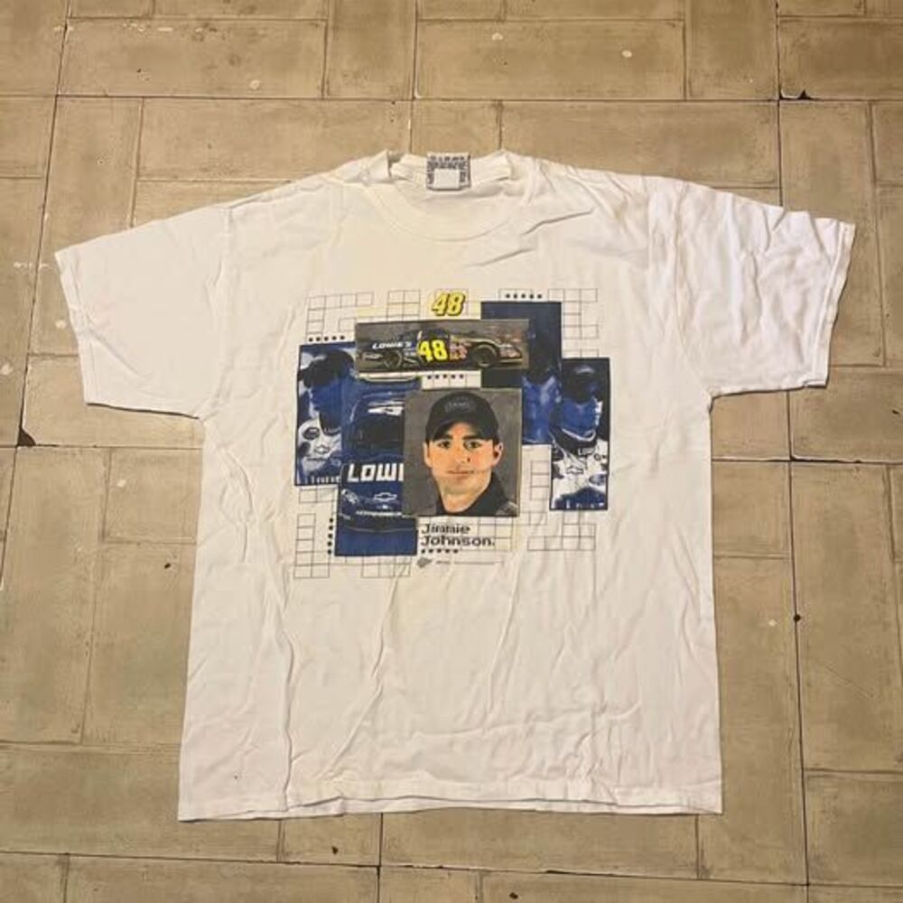 vintage Winner's Circle Jimmie Johnson #48 NASCAR t-shirt size large